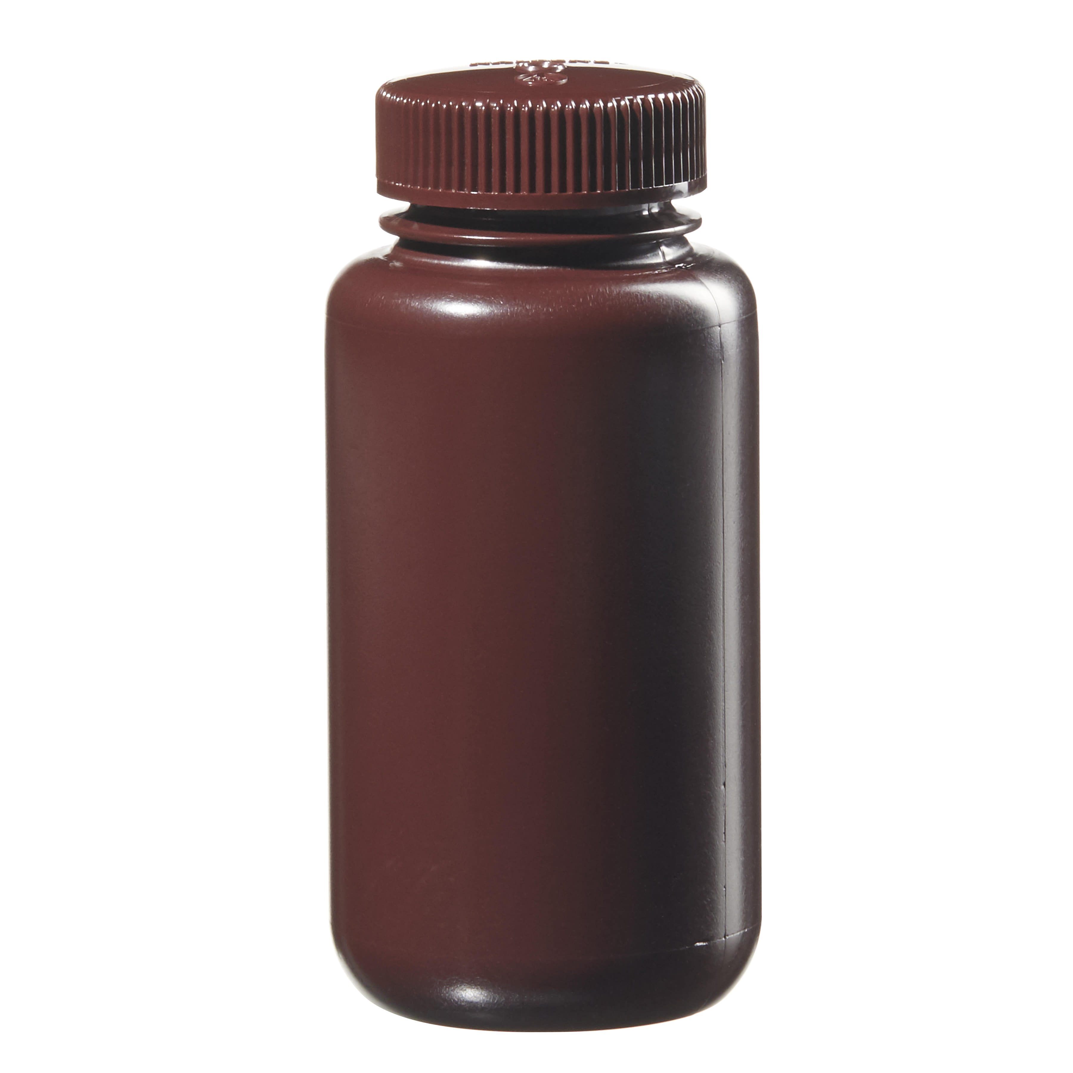 [Thermo Nalgene] 2106-0008 / 250mL Nalgene Wide-Mouth Lab Quality Amber HDPE Bottle